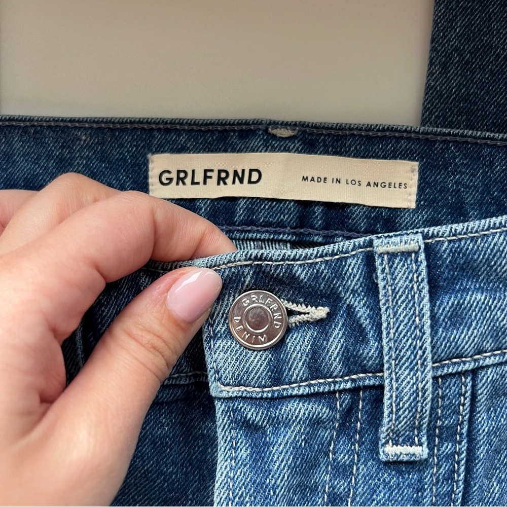 GRLFRND HARPER HIGH RISE SLIM CARGO JEANS - Picture 8 of 12